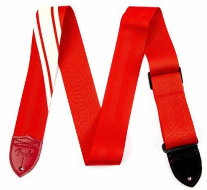 Hlavní obrázek Nylonové/textilní FENDER Competition Stripe Strap Red and Cream