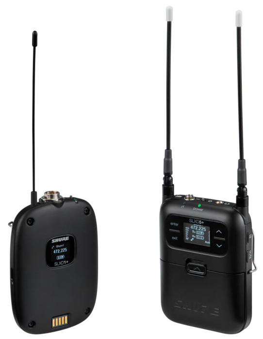 Hlavní obrázek S bateriovým přijímačem (ke kamerám) SHURE SLXD15+-S50