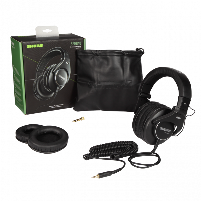 Hlavní obrázek Velká náhlavní sluchátka SHURE SRH 840