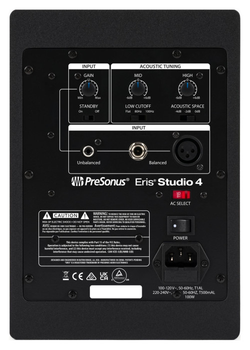Hlavní obrázek Aktivní monitory PRESONUS Eris Studio 4 Black (single)