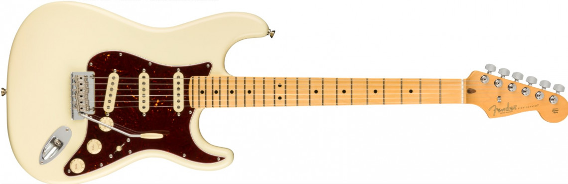Levně Fender American Professional II Stratocaster Olympic White Maple