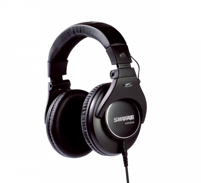 Hlavní obrázek Velká náhlavní sluchátka SHURE SRH 840 B stock