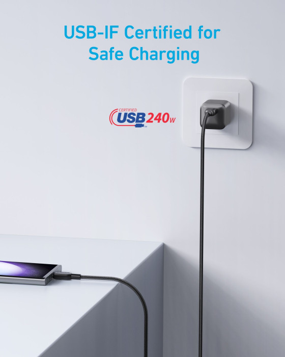 Hlavní obrázek USB kabely ANKER 310 USB-C Cable 240W - 0.9m