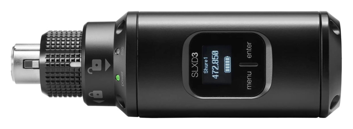 Hlavní obrázek Samostatné vysílače k bezdrátovým systémům SHURE SLXD3 K59 606-650 MHz