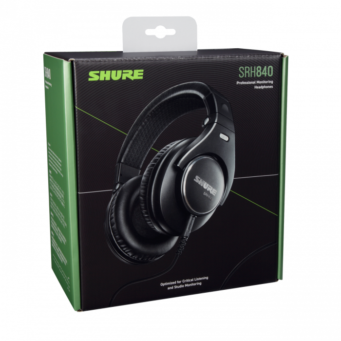Hlavní obrázek Velká náhlavní sluchátka SHURE SRH 840