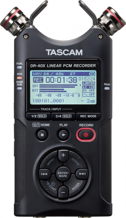Hlavní obrázek Stereo rekordéry přenosné TASCAM DR-40X
