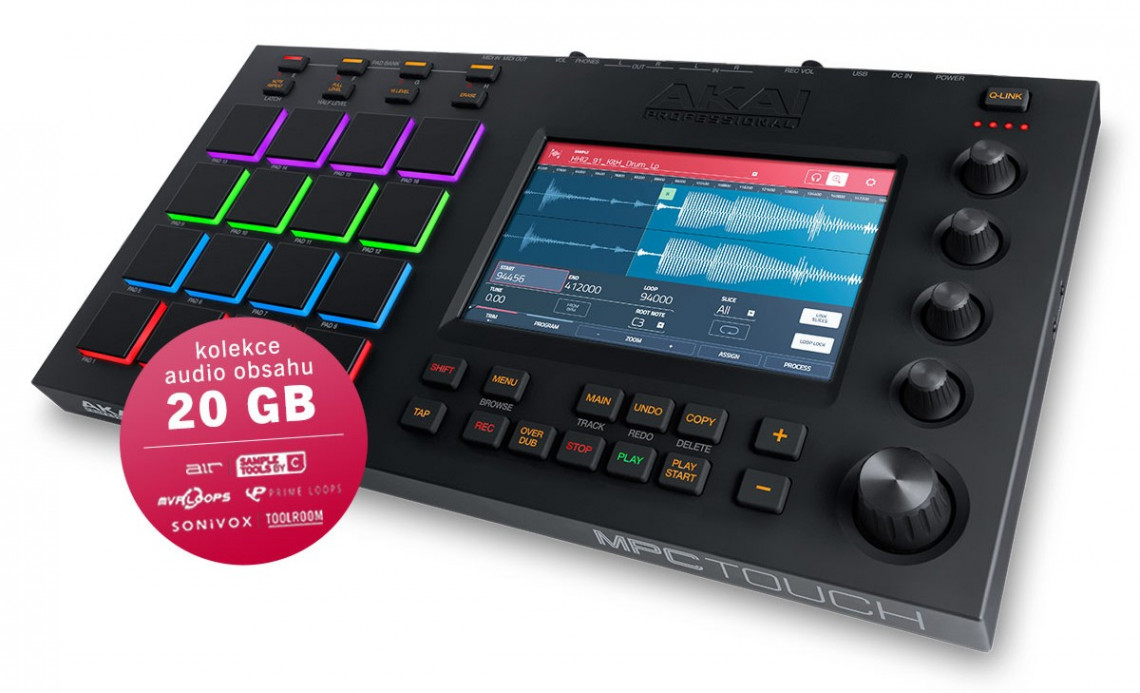 Hlavní obrázek MIDI kontrolery AKAI MPC Touch