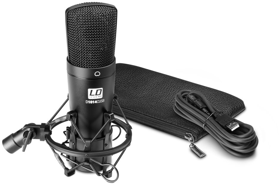 Hlavní obrázek Velkomembránové kondenzátorové mikrofony LD SYSTEMS D 1014 C USB