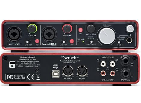 Hlavní obrázek USB zvukové karty FOCUSRITE Scarlett 2i4