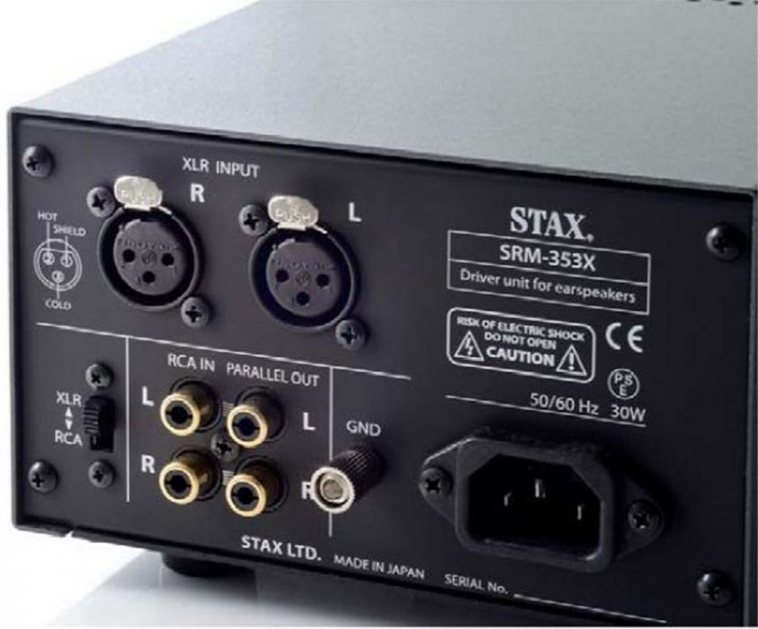 Hlavní obrázek Sluchátkové zesilovače a distributory STAX SRM-353X