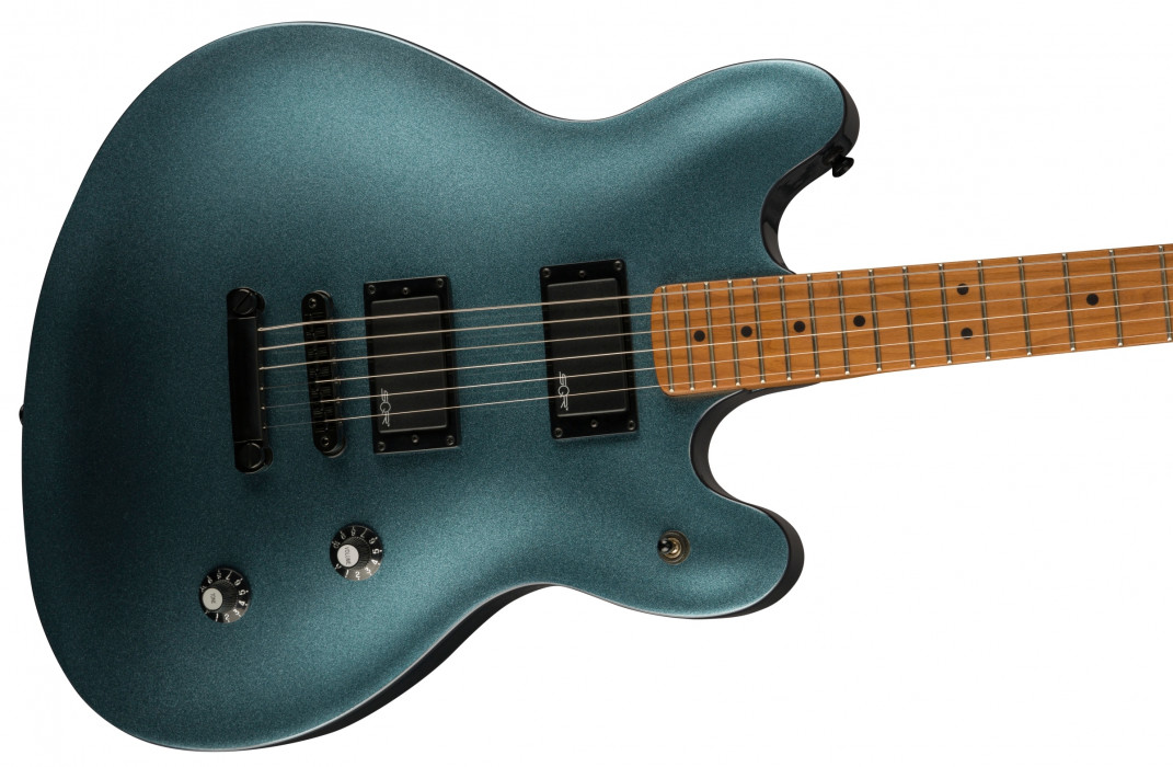 Hlavní obrázek Semiakustické a jazzové FENDER SQUIER Contemporary Active Starcaster - Gunmetal Metallic