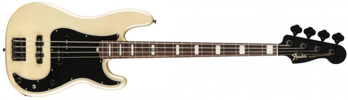 Hlavní obrázek PB modely FENDER Duff McKagan Deluxe Precision Bass White Pearl Rosewood