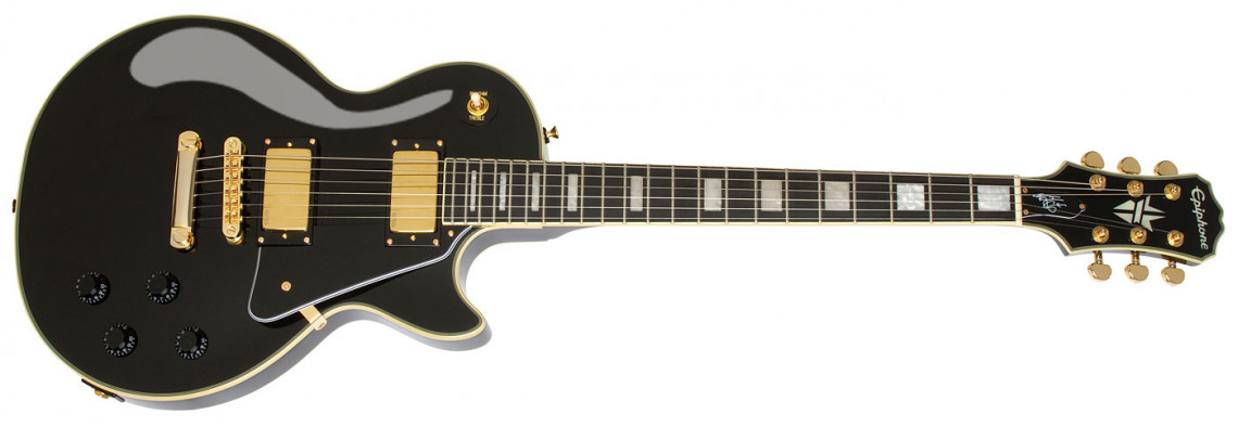 Hlavní obrázek Les Paul EPIPHONE Bjorn Gelotte Les Paul Custom Outfit Ebony