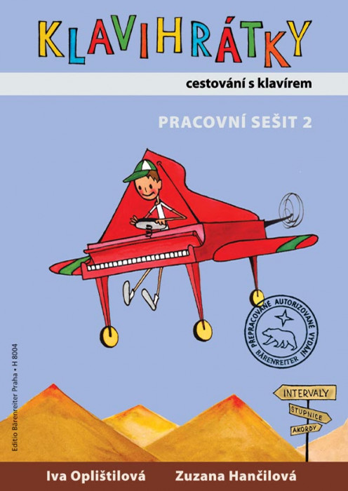 Hlavní obrázek Zpěvníky a učebnice PUBLIKACE Klavihrátky - cestování s klavírem - Oplištilová Iva, Hančilová Zuzana