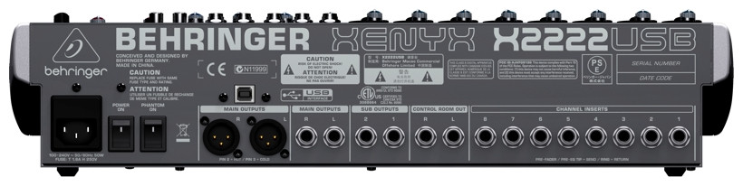 Hlavní obrázek Mixážní pulty s efektem BEHRINGER XENYX X2222USB