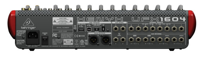 Hlavní obrázek Mixážní pulty s efektem BEHRINGER XENYX UFX1604