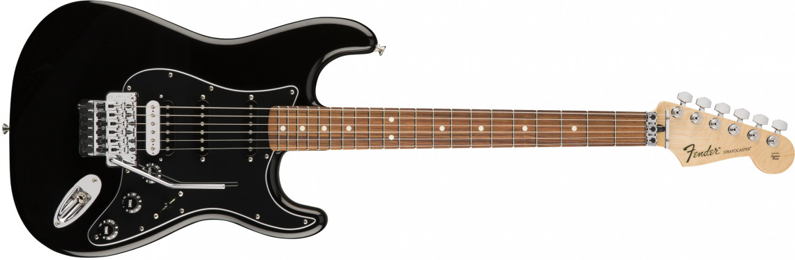 Hlavní obrázek ST - modely FENDER Standard Stratocaster HSS with Floyd Rose Black Pau Ferro