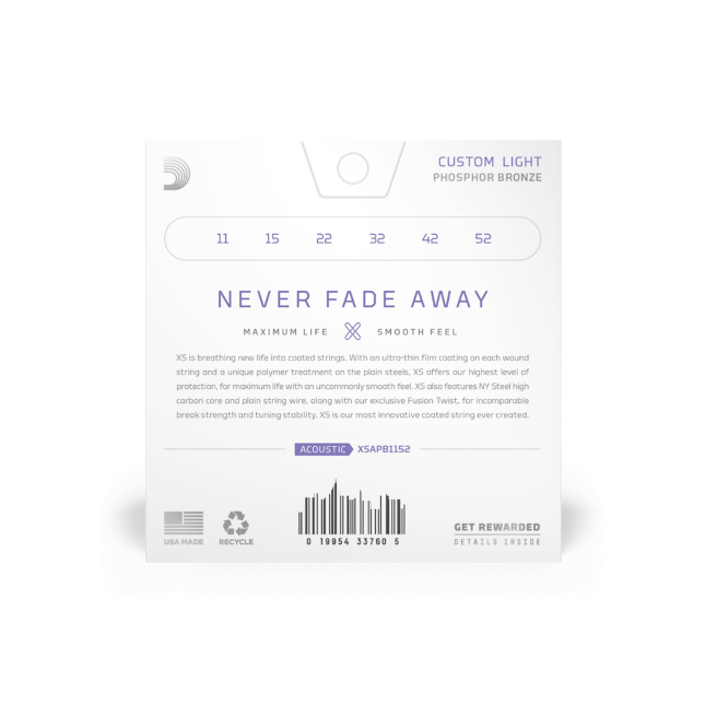 Hlavní obrázek Tvrdost .011 D'ADDARIO XSAPB1152-3 Pack