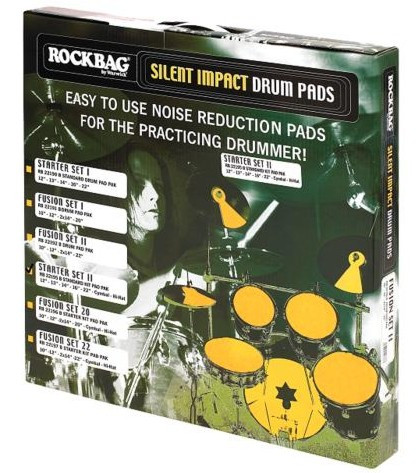Hlavní obrázek Tlumící podložky ROCKBAG RB 22195 B Silent Impact Starter II Practice Pad Set