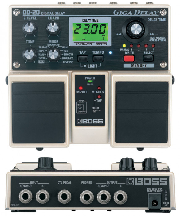 Hlavní obrázek Delay a echo BOSS DD-20 GIGA DELAY
