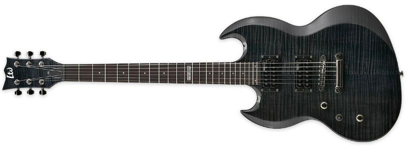 Hlavní obrázek Levoruké LTD-ESP VIPER-100FM LH See Thru Black