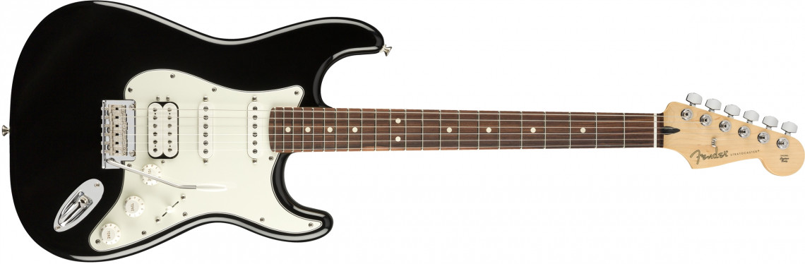 Levně Fender Player Stratocaster HSS Black Pau Ferro