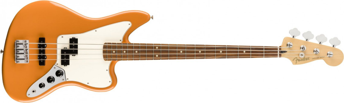 Hlavní obrázek Alternativní  FENDER Player Jaguar Bass Capri Orange Pau Ferro