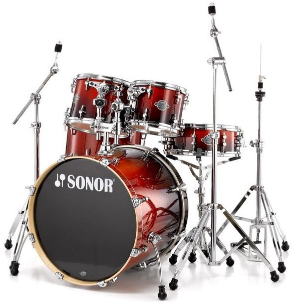 Hlavní obrázek 20“; 10“, 12“; 14“ SONOR Essential Force Studio Set - Amber Fade