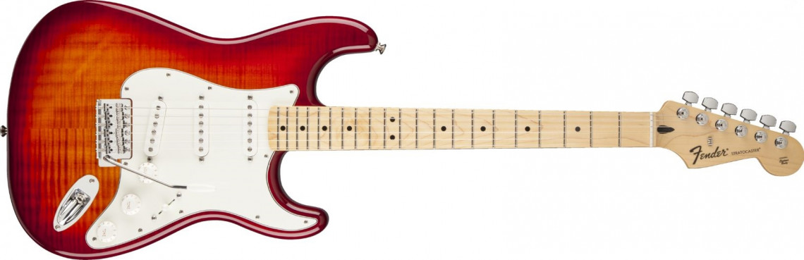 Hlavní obrázek ST - modely FENDER Standard Stratocaster Plus Top Aged Cherry Burst Maple