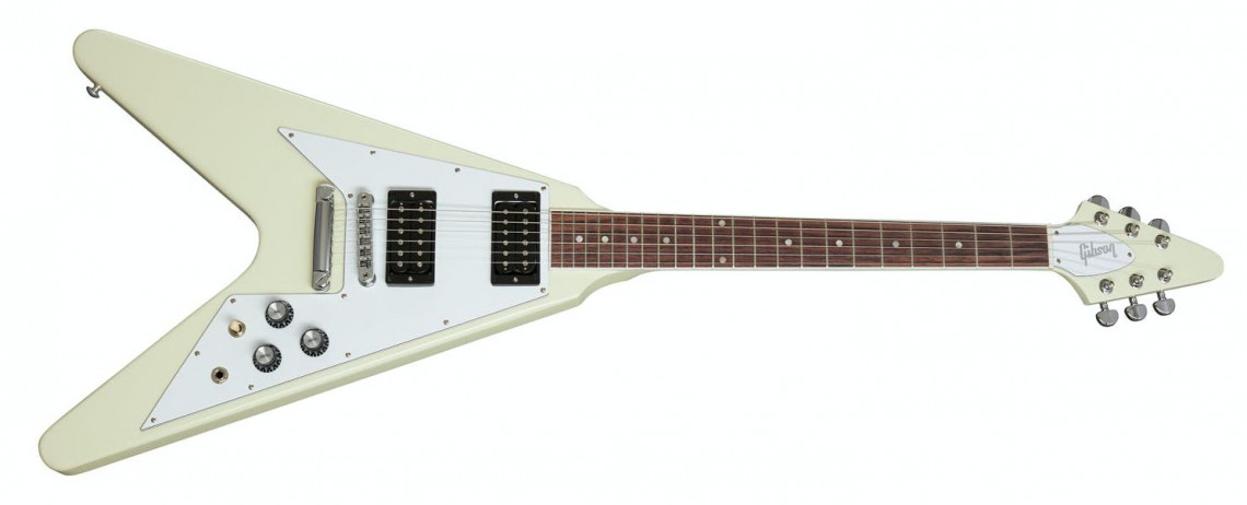 Levně Gibson 70s Flying V Classic White