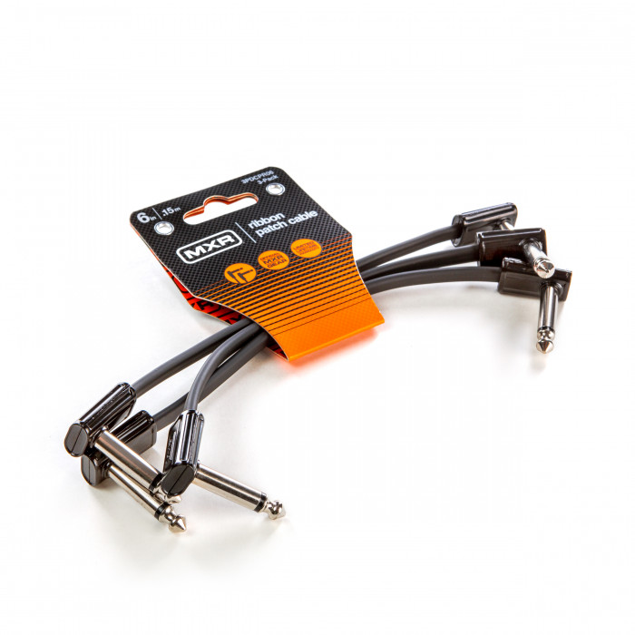 Hlavní obrázek do 1 m DUNLOP MXR RIBBON PATCH CABLE 0,15m - 3 PACK, propojovací kabel