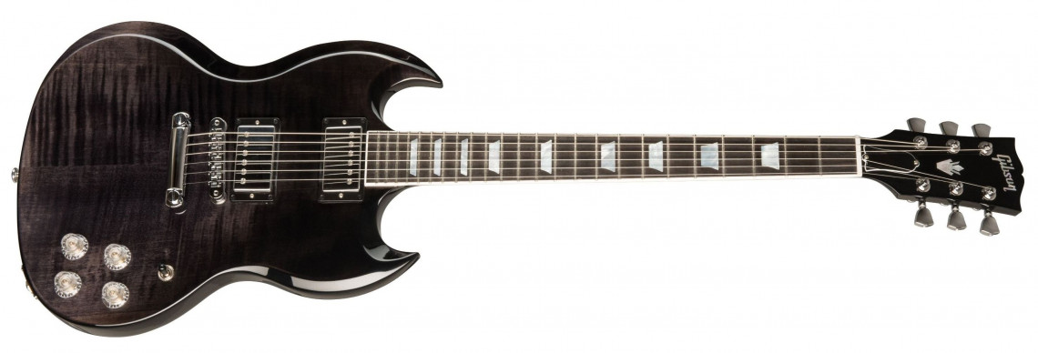 Levně Gibson SG Modern Trans Black Fade