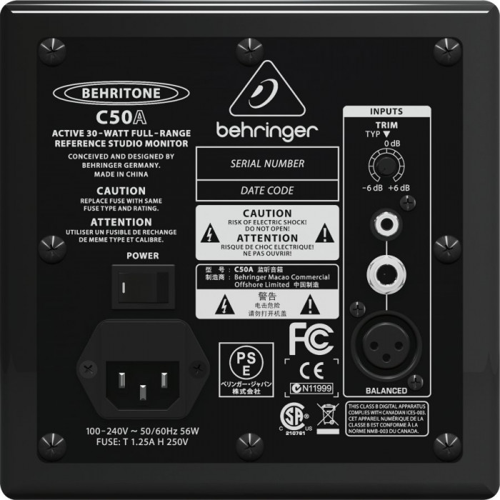 Hlavní obrázek Aktivní monitory BEHRINGER C50A