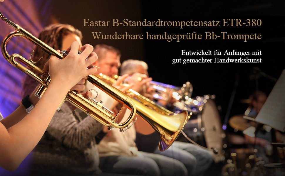 Hlavní obrázek Klasické nástroje EASTAR ETR-380 Standard Trumpet Bb - Gold