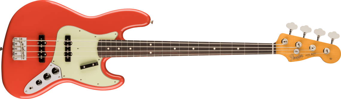 Levně Fender Vintera II `60s Jazz Bass - Fiesta Red
