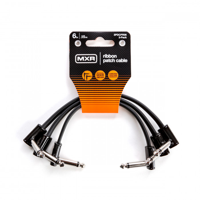 Levně Dunlop MXR RIBBON PATCH CABLE 0,15m - 3 PACK, propojovací kabel