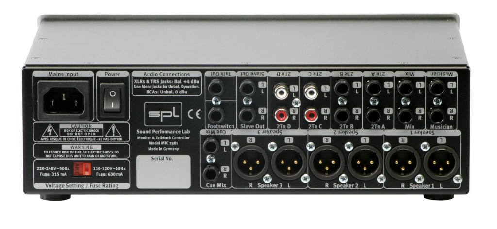 Hlavní obrázek Ovladače studiových monitorů SPL Monitor And Talkback Controller MTC2381 Model 2381