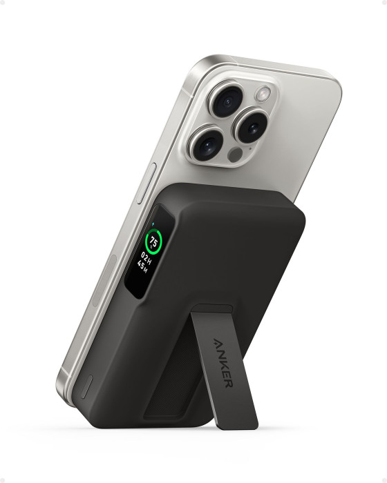 Hlavní obrázek Powerbanky a nabíječky ANKER 633 Magnetic Wireless Power Bank 10000mAh,15W, 27W USB C - Black