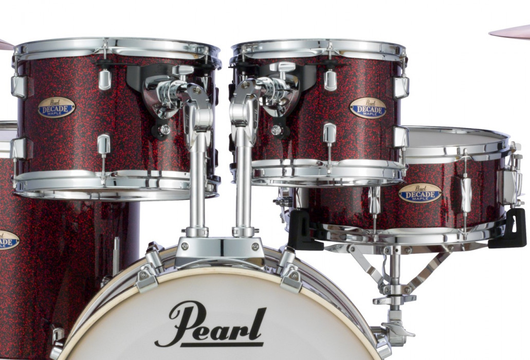 Hlavní obrázek 20“; 10“, 12“; 14“ PEARL DMPR905/C713 Decade Maple Delmar Finish - Crimson Galaxy Flake