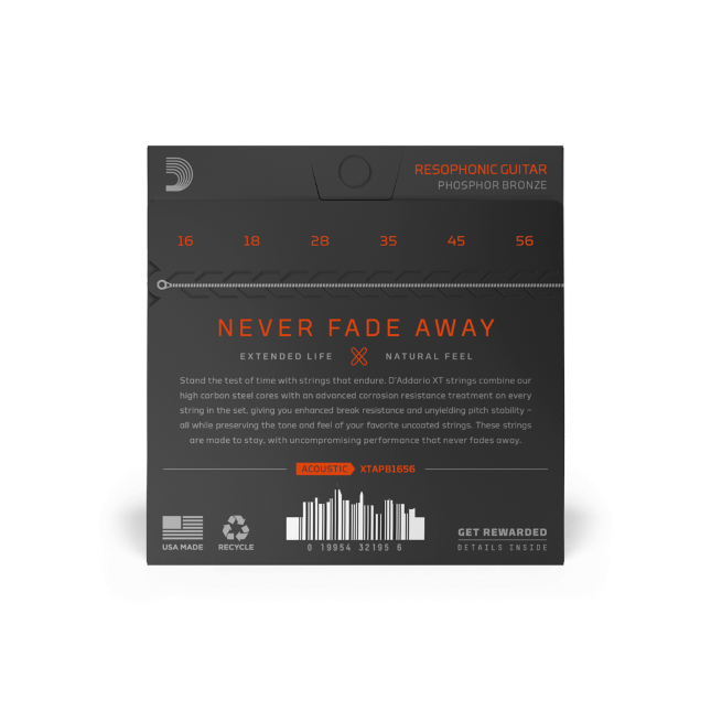 Hlavní obrázek Ostatní struny pro akustickou kytaru D'ADDARIO XTAPB1656
