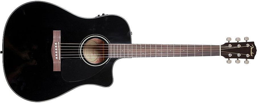 Hlavní obrázek Dreadnought FENDER CD60CE Black