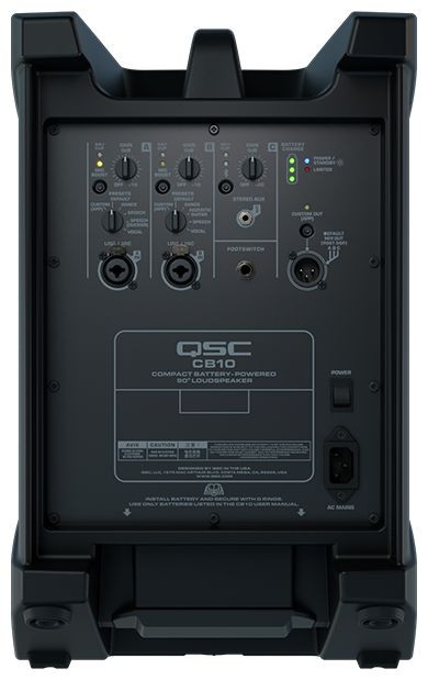 Hlavní obrázek Aktivní reproboxy QSC CB10