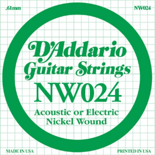 Hlavní obrázek Ostatní struny pro elektrickou kytaru D'ADDARIO NW024