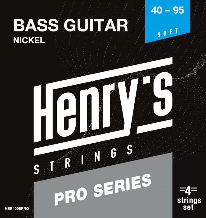 Levně Henry’s HEB4095PRO Bass Nickel - 040“ - 095”
