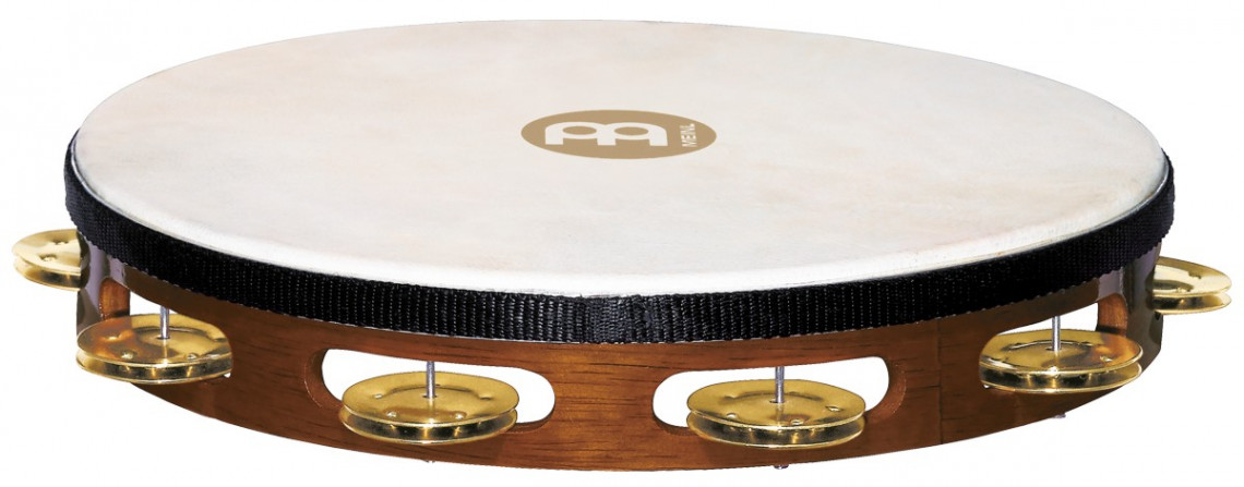 Levně Meinl TAH1B-AB Traditional Goat-Skin Wood Tambourine African Brown