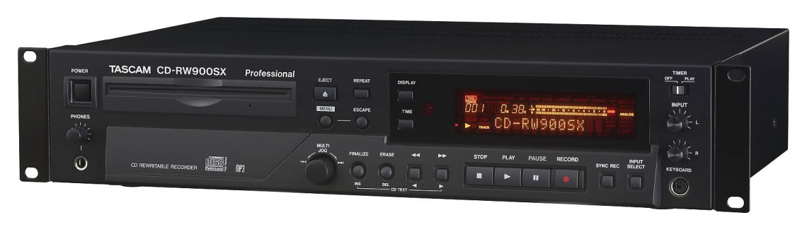 Hlavní obrázek Stereo rekordery (stolní/rackové) TASCAM CD-RW900SX