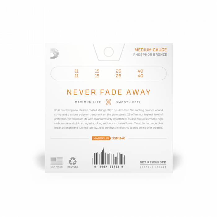 Hlavní obrázek Pro mandolíny D'ADDARIO XSM1140