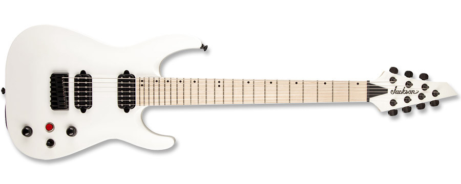Hlavní obrázek 7strunné JACKSON DKA7, Maple Fingerboard - Satin Whtie