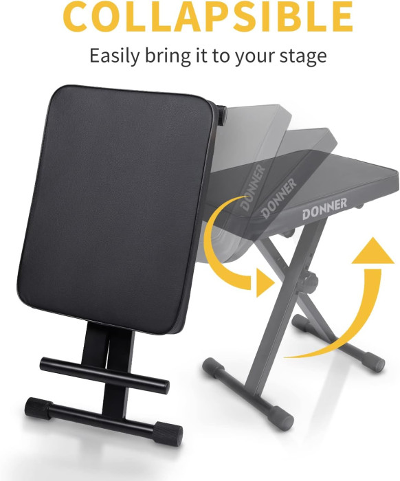 Hlavní obrázek Stoličky a sedáky DONNER X-style Keyboard Bench