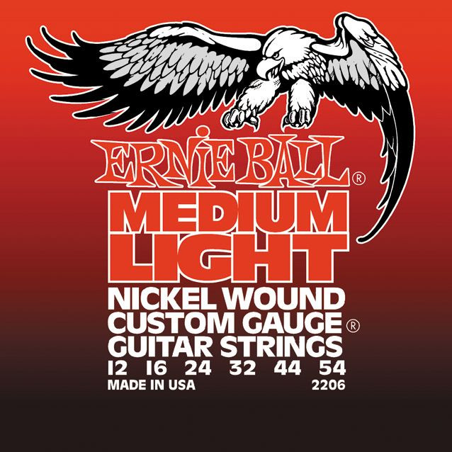Hlavní obrázek Tvrdost .012 ERNIE BALL P02206 Light Gauge Nickel Wound - .012 - .054